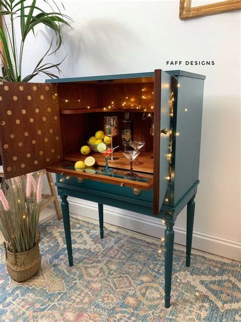 Maybe you would like to learn more about one of these? Vintage Teal Cocktail Cabinet, Drinks Cabinet, Gin Cabinet ...