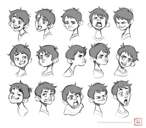 Drawing Disney Facial Expressions