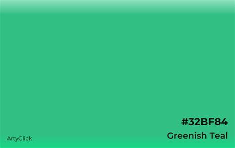 Greenish Teal Color Artyclick
