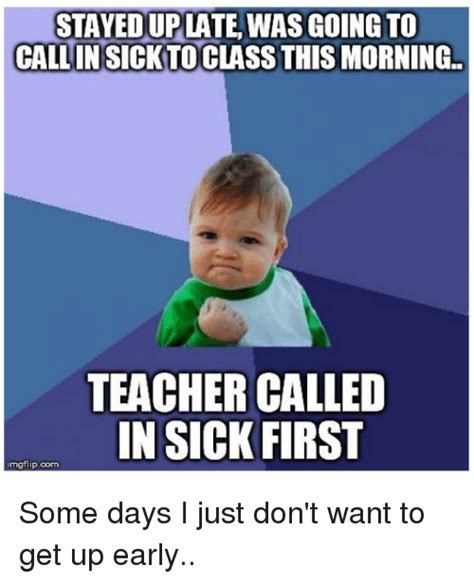 Sick Teacher Memes