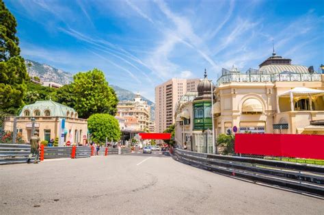 Beautiful Streets And Old Luxury Buildings Of Monte Carlo Monaco