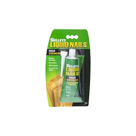 Selleys Liquid Nails High Strength 100g Tube Blister Pack