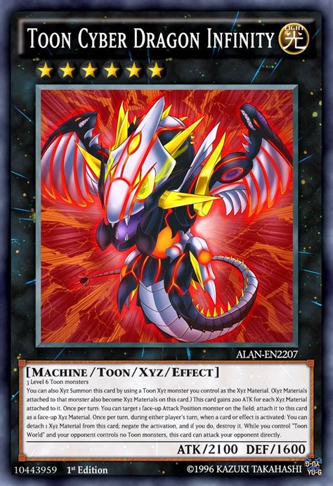 Toon Cyber Dragon Infinity By Alanmac95 On Deviantart Yugioh Dragon Cards Yugioh Trading