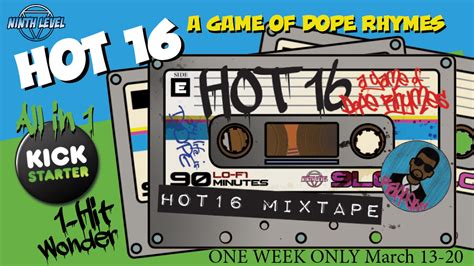Hot 16 A Game Of Dope Rhymes By 9thlevel —kickstarter
