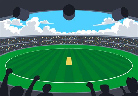 Cricket Ground Vector Art Icons And Graphics For Free Download