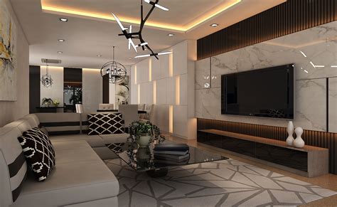 3d Living Dining Hall Interior Design Ver 1 Cgtrader