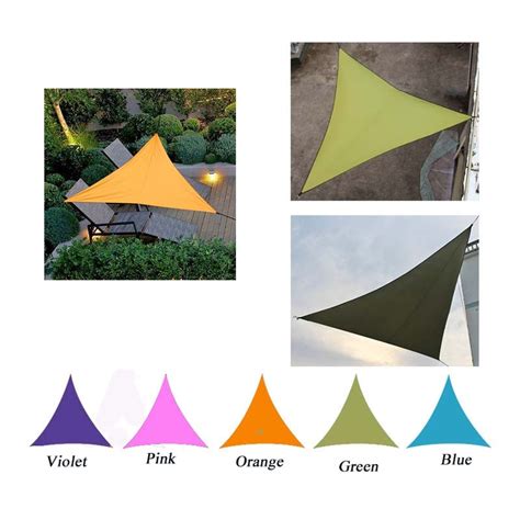 Triangle Sun Shelter Sunshade Protection Outdoor Canopy Garden Patio