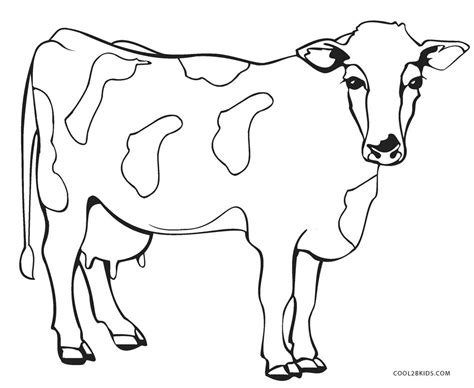 Desenhos De Vaca Para Colorir Páginas Para Impressão Grátis