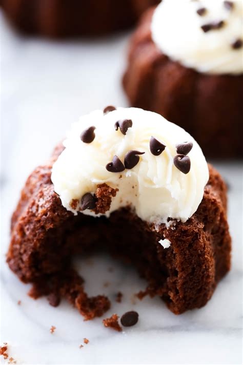 Even though these cakes aren't connected to any recipe, their shape is similar to the european version called gugelhupf. Mini Chocolate Bundt Cakes - Chef in Training