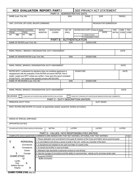 Ohmr Form 2166 ≡ Fill Out Printable Pdf Forms Online