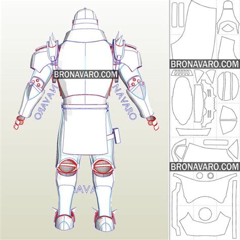 Alphonse Elric Armor Eva Foam Template Fullmetal Alchemist Armor
