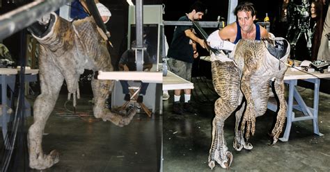 Roaring Into Action Behind The Scenes Of Jurassic Parks Raptors In