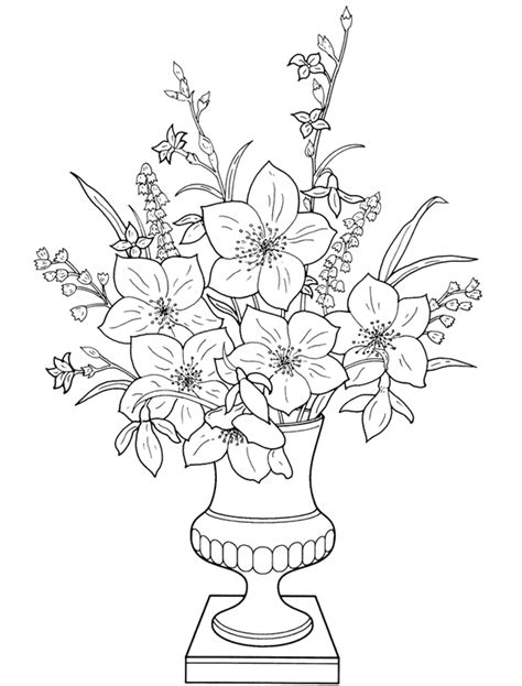 Flower Pot Drawing Images At Getdrawings Free Download
