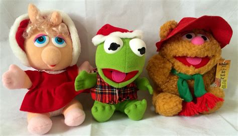 Set Of 3 Mcdonalds Muppet Babies Christmas Great Condition Muppet