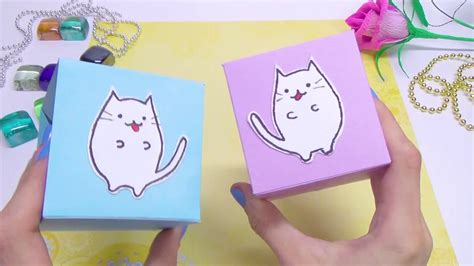 Diy Paper Crafts Idea Diy Kawaii Cat Easy Paper Toys Diy Projects