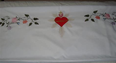 Manteles Costurero Litúrgico Virgen De Guadalupe