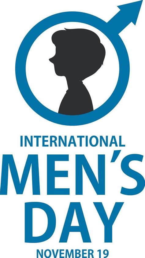 International Mens Day For Poster Or Banner Design 14071098 Vector Art