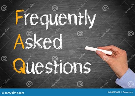 Faq Frequently Asked Questions Stock Image Image Of Management