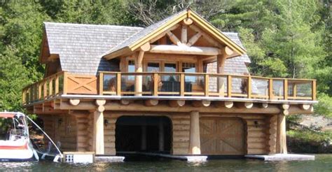 Amazing Waterfront Log Home With Beautiful Interior