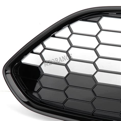 For Ford Fiesta Zetec S 2013 2016 Mk7 Black Honeycomb Front Bumper