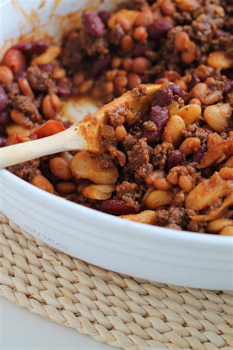 baked beans with hamburger meat and bacon recipe all about baked thing recipe