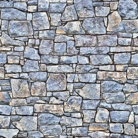 Stone Wall With Different Size And Shape Free Seamless Textures