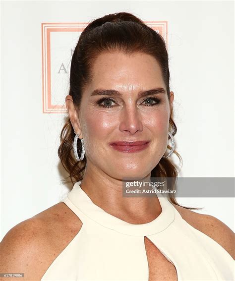 Actress Brooke Shields Attends Take Home A Nude Benefiting New York