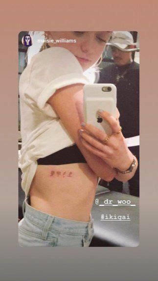 Maisie Williams 6 Tattoos And Their Meanings Body Art Guru