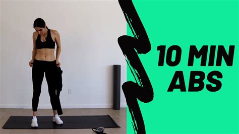 10 Min Abs Workout For A Flat Stomach Get Abs In Quarantine Youtube