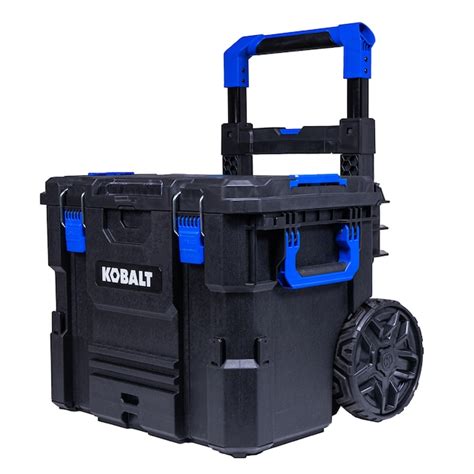Kobalt Casestack 215 In Black Plastic Wheels Lockable Tool Box In The