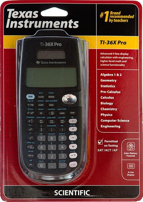Ti 36x Pro Scientific Calculator University Co Op
