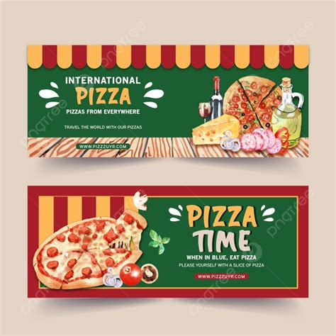 Pizza Banner Design With Cheese Template Download On Pngtree