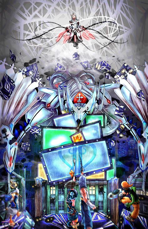The Final Battle Kingdom Hearts 2 Chrisarts By Arcanekeyblade5 On