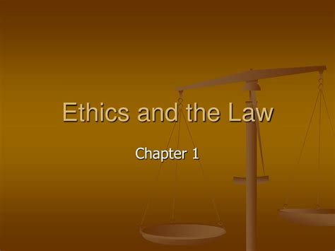 Ppt Ethics And The Law Powerpoint Presentation Free Download Id