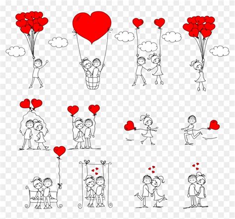 Drawing Romance Love Stick Figure Love Stick Figures Free