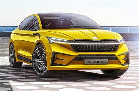 Skoda Previews Future Electric Models With Vision Iv Concept Autocar