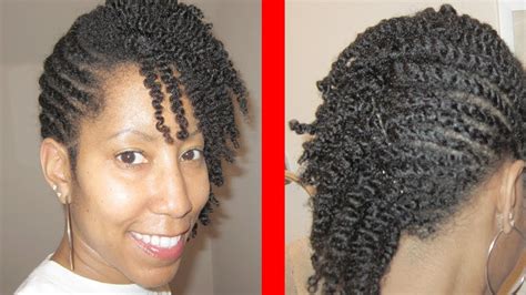 Flat Twists To The Side Hairstyle Youtube