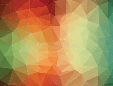 Colorful Geometric Triangle Shape Abstract Background Stock