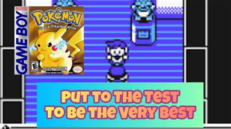 Pokemon Yellow Version Game Boy 1999 Put To The Test To Be The Very
