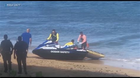 Video Man Dies After Shark Attack Near Kaanapali Beach In Hawaii Youtube