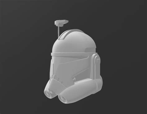 Captain Rex Clone Trooper Helmet Animated Phase 2 Tcw Star Etsy