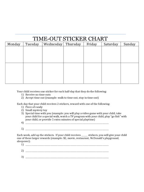 Sticker Charts Fillable Printable Pdf Forms Handypdf