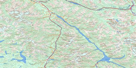 Canoe River Topo Map Free Online Nts 083d Ab