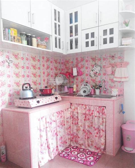 Deko dapur bajet dengan kabinet siri deko deko impian. Desain Dapur Shabby Chic Ukuran Kecil Minimalis di 2019 ...
