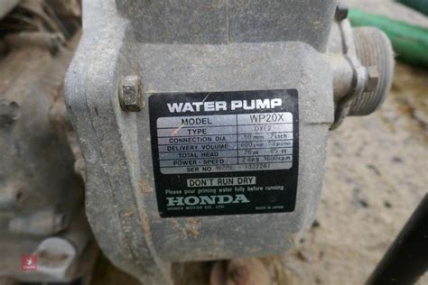 Honda Wp20x Water Pump