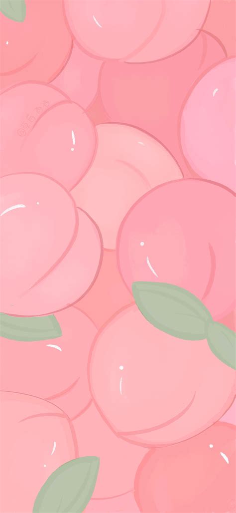 Peach Wallpaper Pink Aesthetic Background