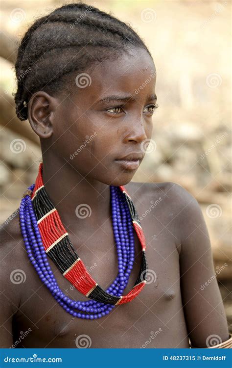 portrait of the african girl editorial image image of east people 48237315