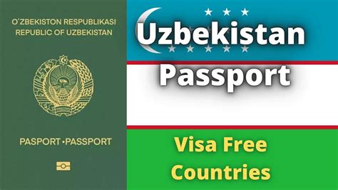 Uzbekistan Passport Visa Free Countries 2023 Youtube