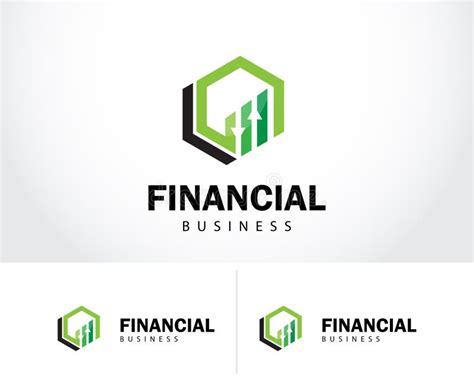 Financial Logo Creative Market Diagram Arrow Invest Innovation Design