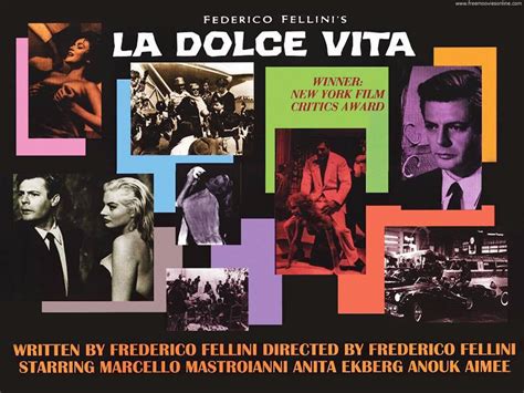 Vagebonds Movie Screenshots Dolce Vita La The Sweet Life 1960 Part 1